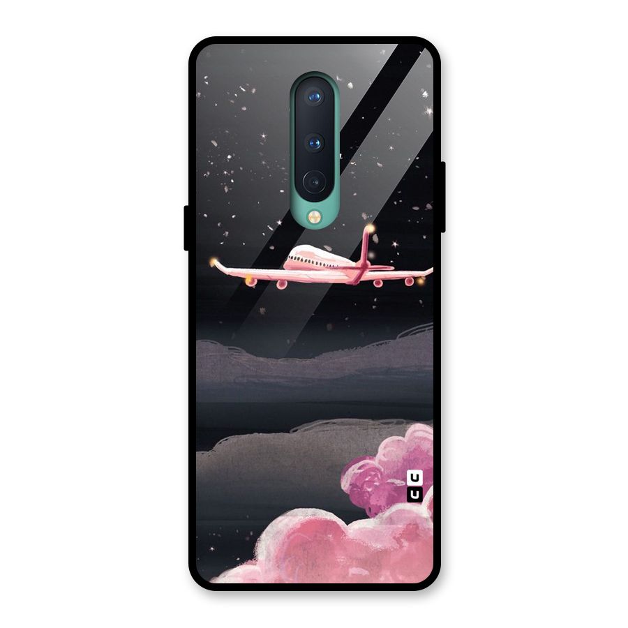 Fly Pink Glass Back Case for OnePlus 8