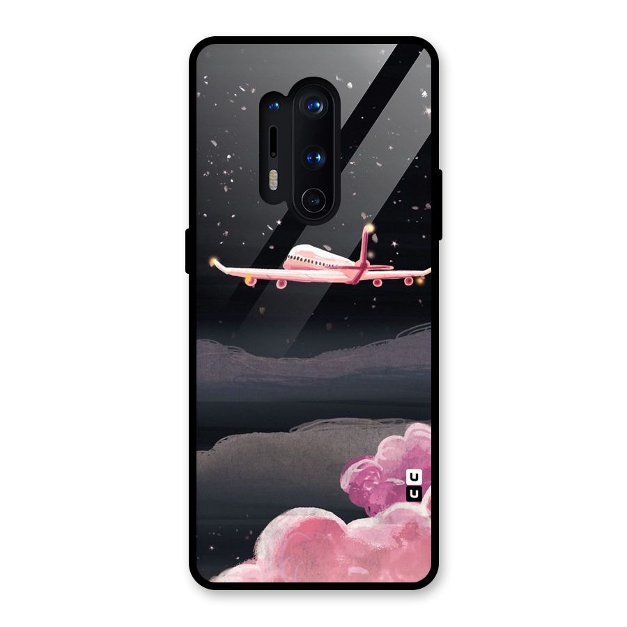 Fly Pink Glass Back Case for OnePlus 8 Pro
