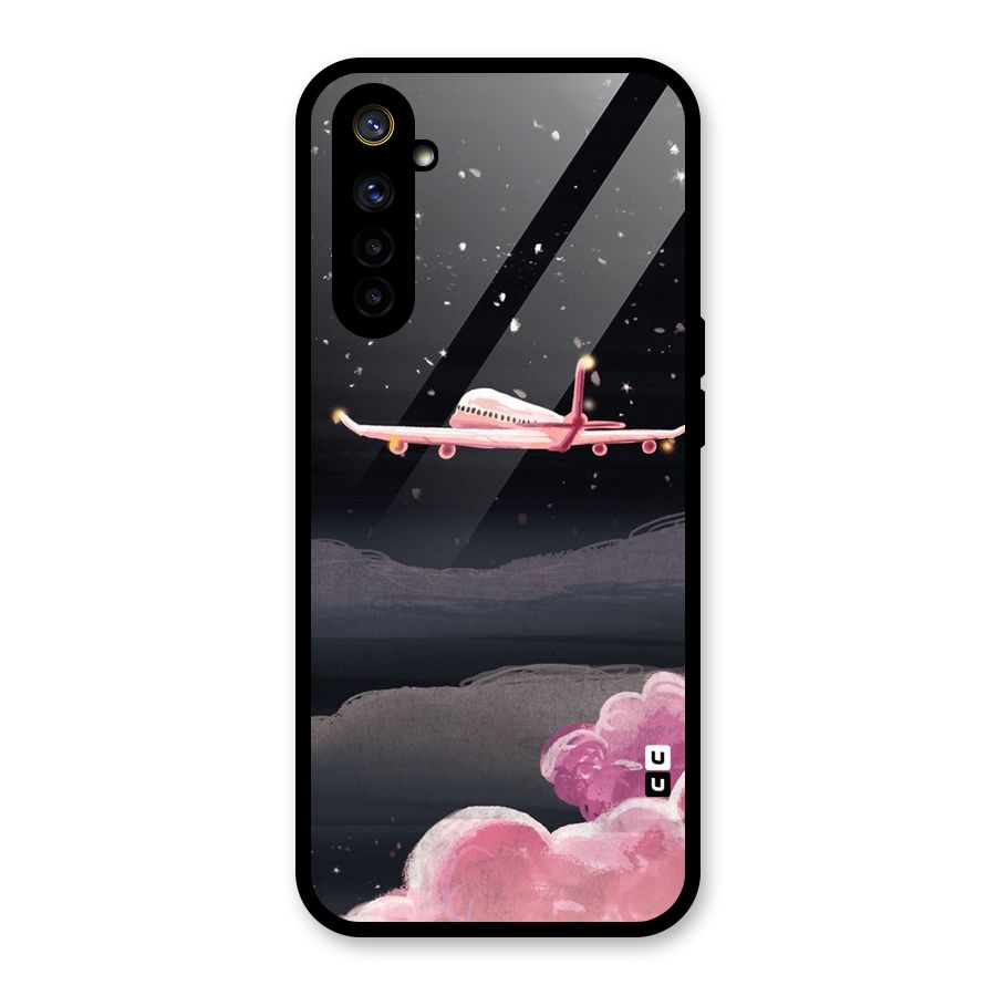 Fly Pink Glass Back Case for Realme 6i