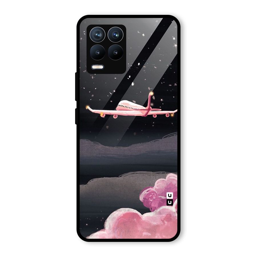 Fly Pink Glass Back Case for Realme 8