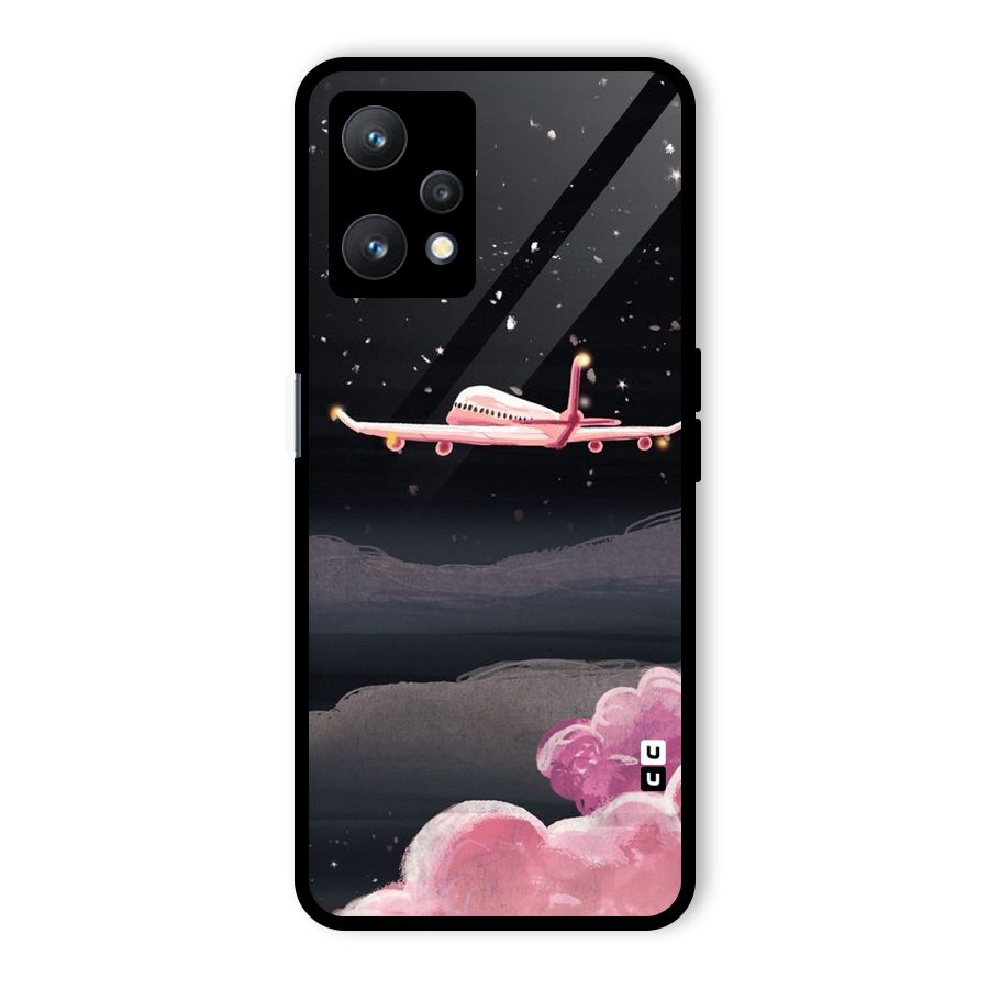 Fly Pink Glass Back Case for Realme 9 Pro 5G