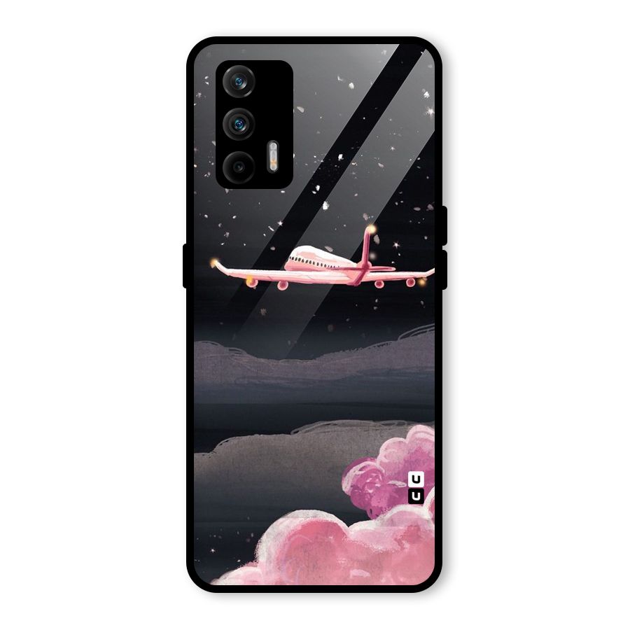 Fly Pink Glass Back Case for Realme GT 5G