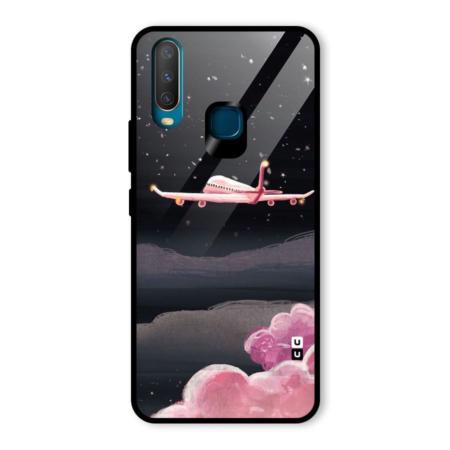 Fly Pink Glass Back Case for Vivo U10