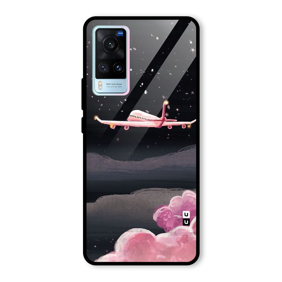 Fly Pink Glass Back Case for Vivo X60