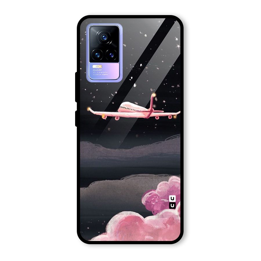 Fly Pink Glass Back Case for Vivo Y73