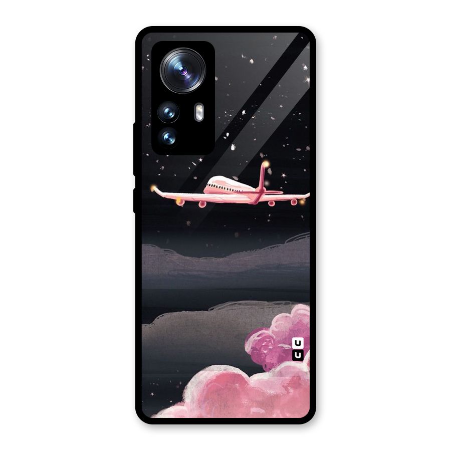 Fly Pink Glass Back Case for Xiaomi 12 Pro