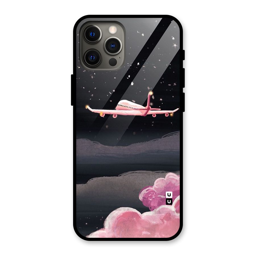 Fly Pink Glass Back Case for iPhone 12 Pro Max