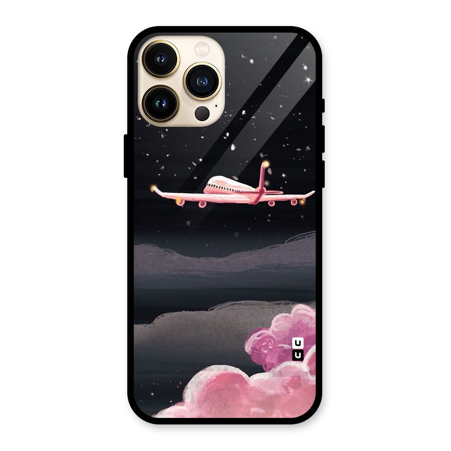 Fly Pink Glass Back Case for iPhone 13 Pro Max