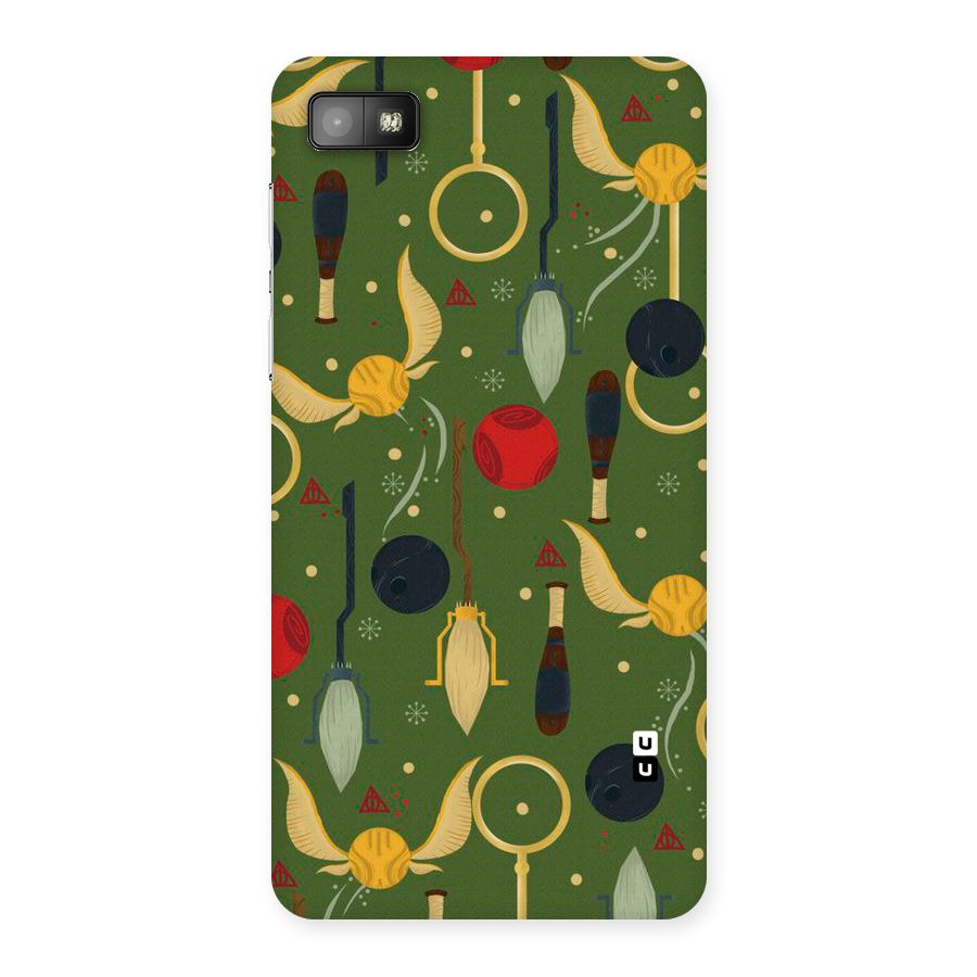 Flying Ball Pattern Back Case for Blackberry Z10