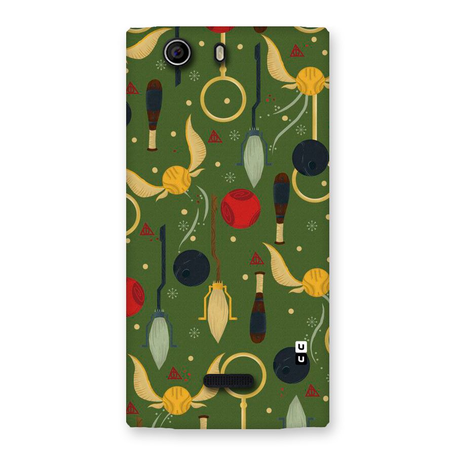 Flying Ball Pattern Back Case for Canvas Nitro 2 E311