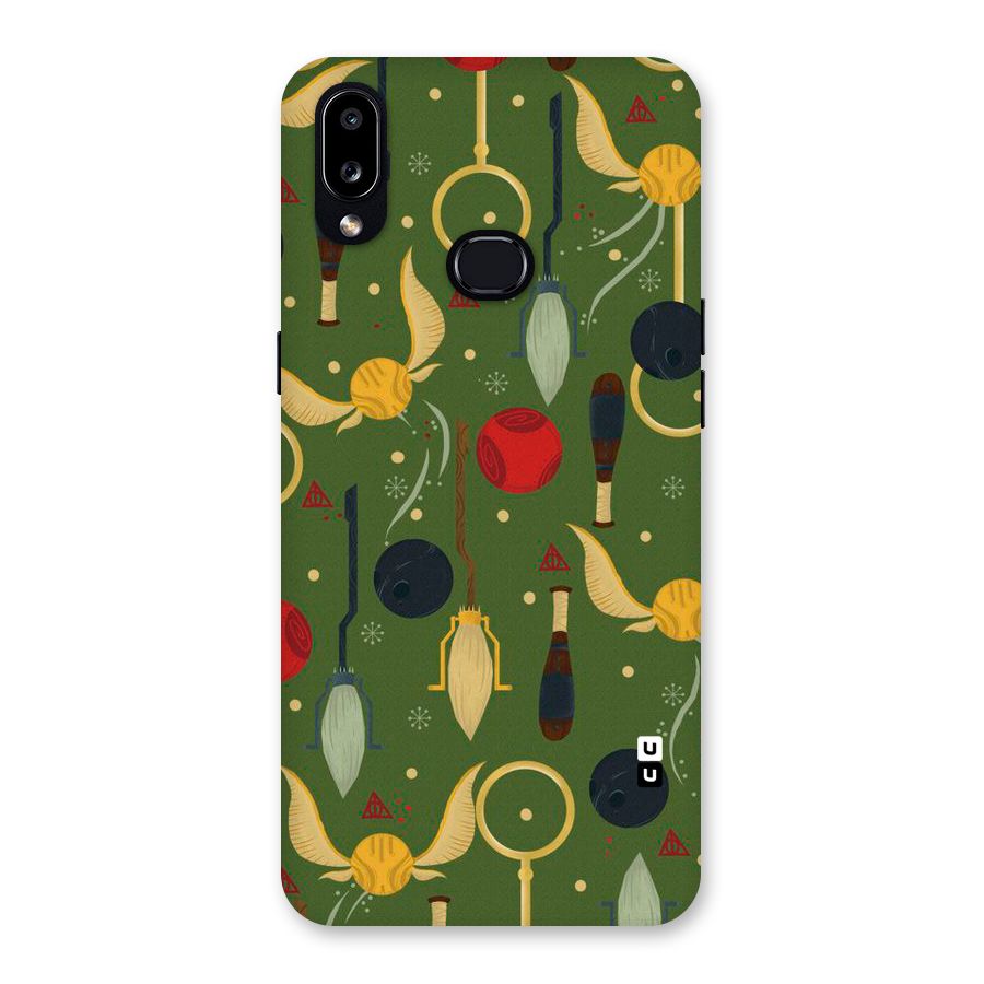 Flying Ball Pattern Back Case for Galaxy A10s