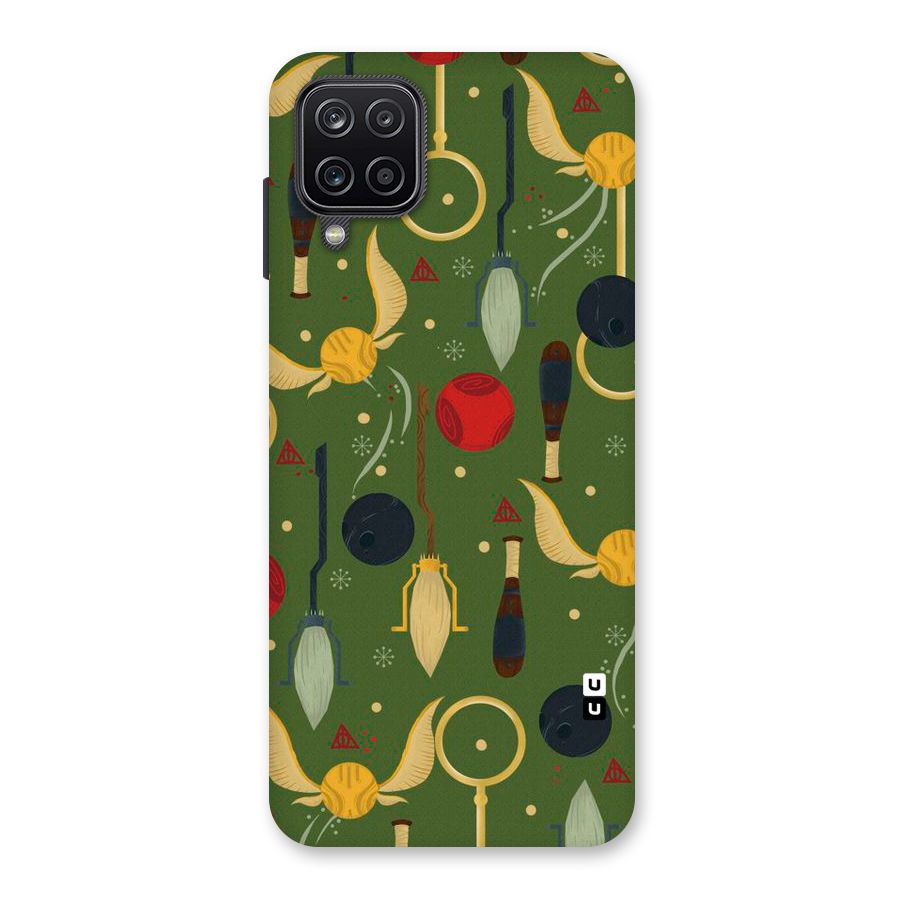 Flying Ball Pattern Back Case for Galaxy A12