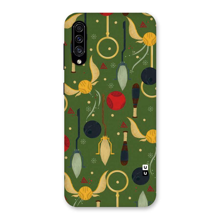 Flying Ball Pattern Back Case for Galaxy A30s