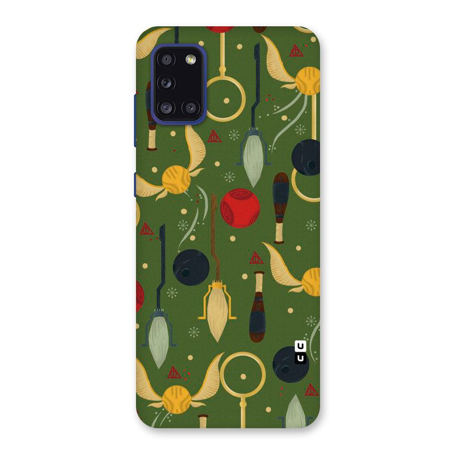 Flying Ball Pattern Back Case for Galaxy A31