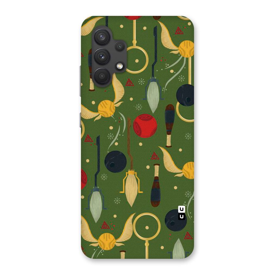 Flying Ball Pattern Back Case for Galaxy A32