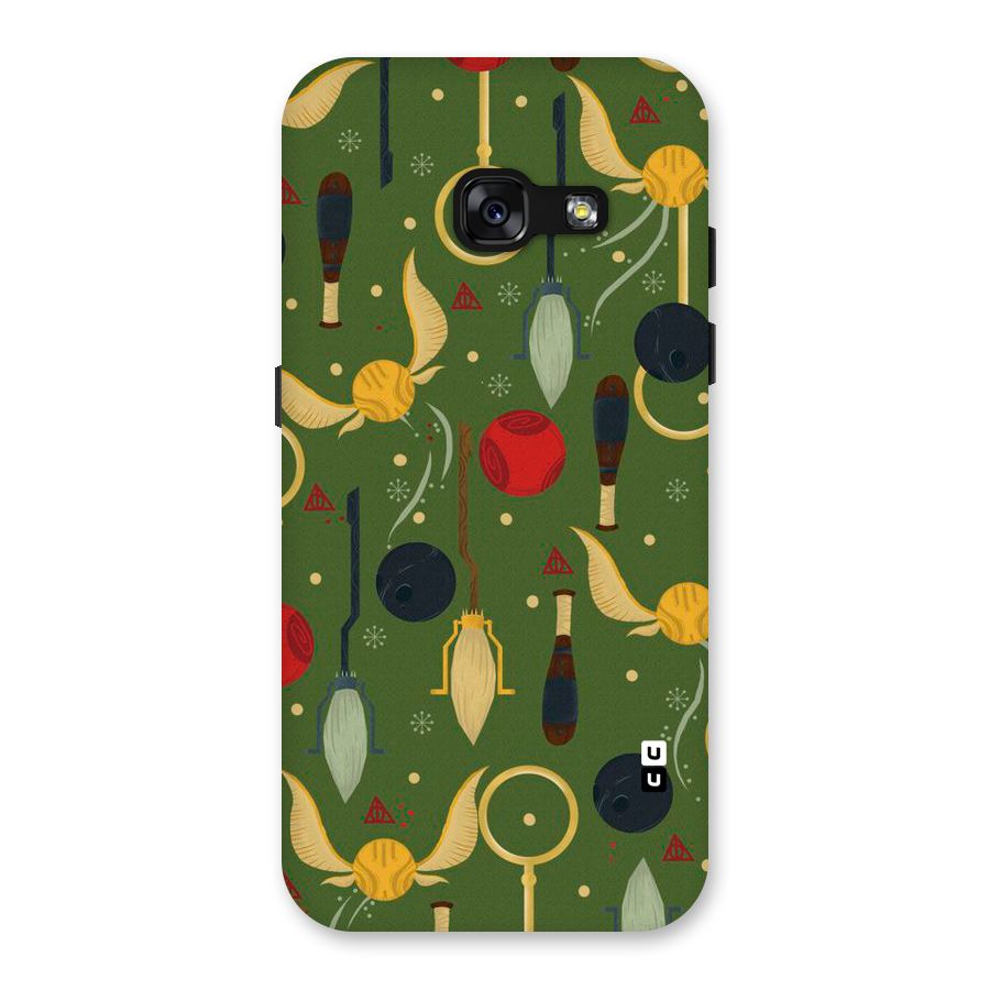 Flying Ball Pattern Back Case for Galaxy A3 (2017)