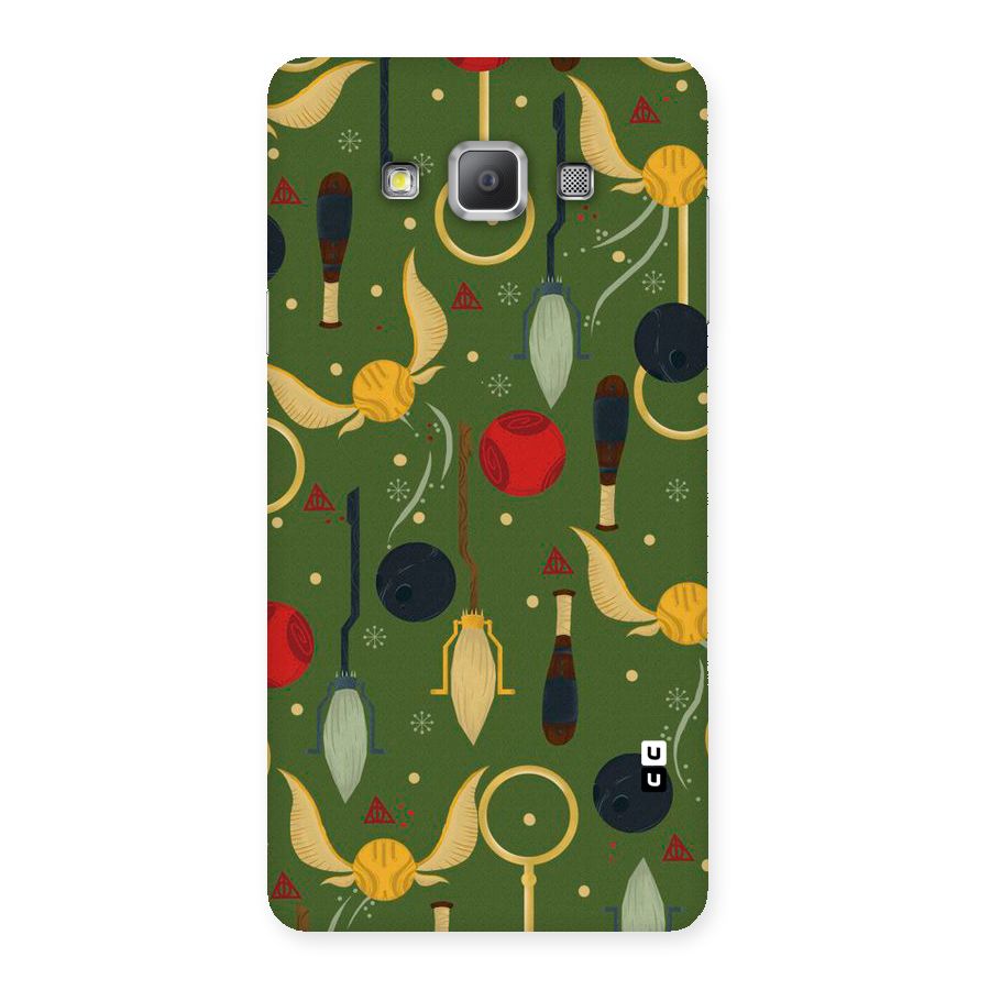 Flying Ball Pattern Back Case for Galaxy A7