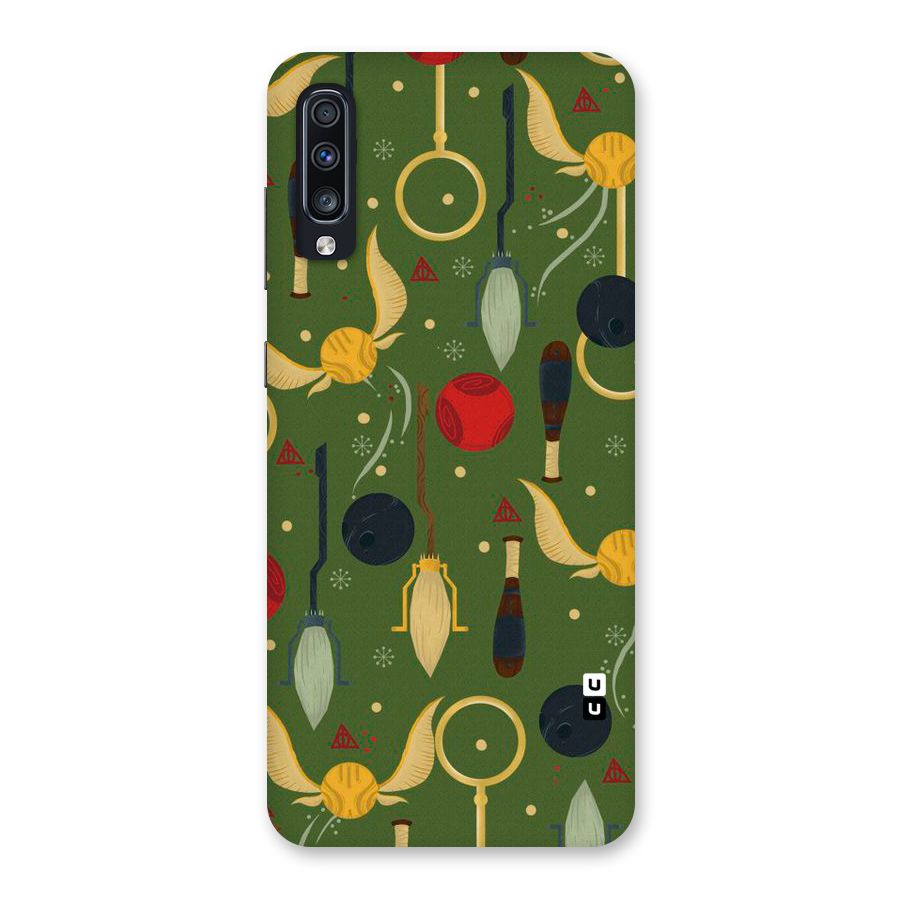 Flying Ball Pattern Back Case for Galaxy A70