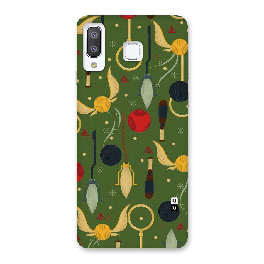 Flying Ball Pattern Back Case for Galaxy A8 Star