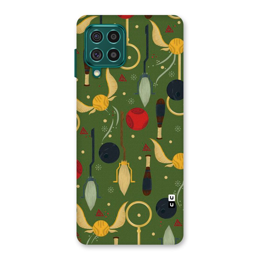 Flying Ball Pattern Back Case for Galaxy F62
