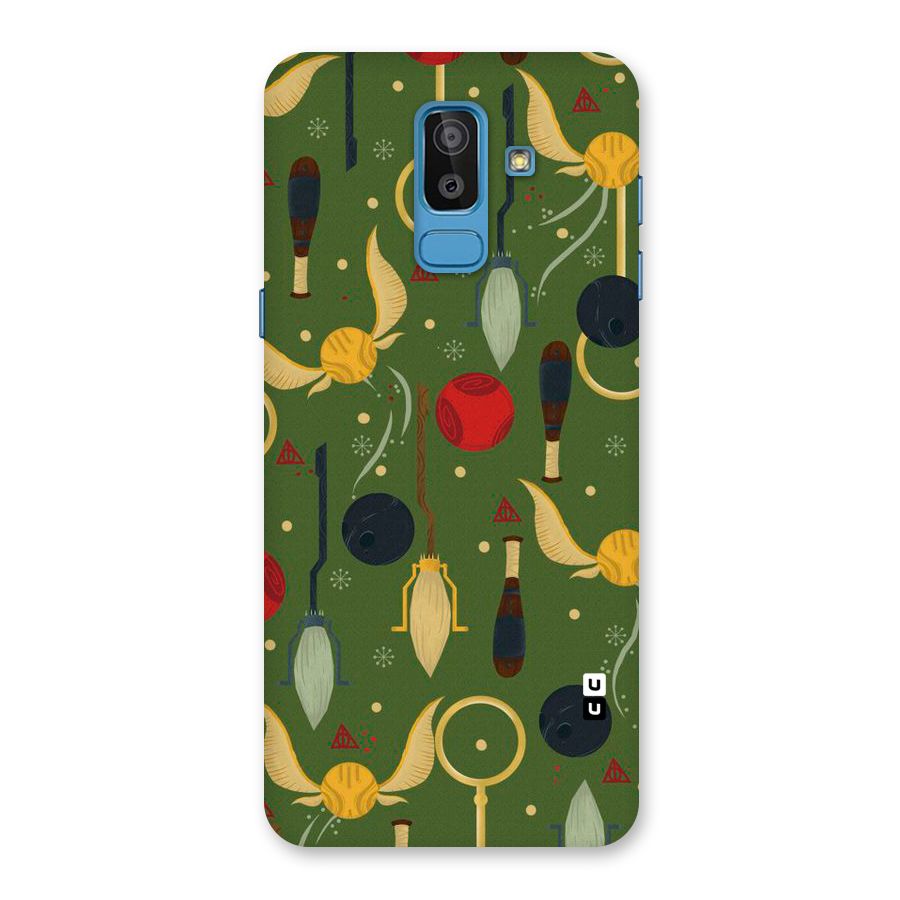 Flying Ball Pattern Back Case for Galaxy J8