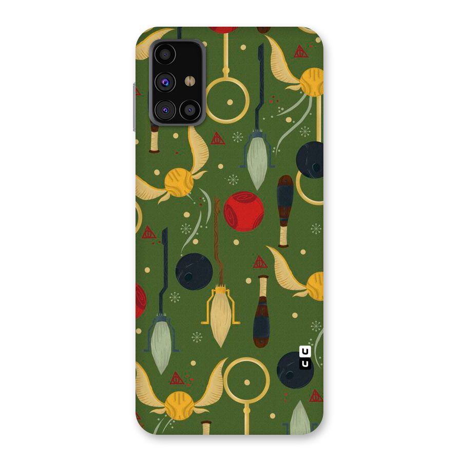 Flying Ball Pattern Back Case for Galaxy M31s