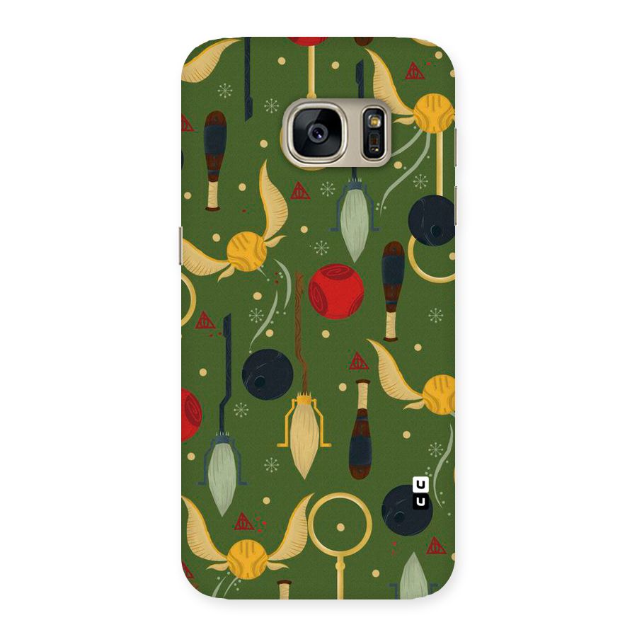 Flying Ball Pattern Back Case for Galaxy S7