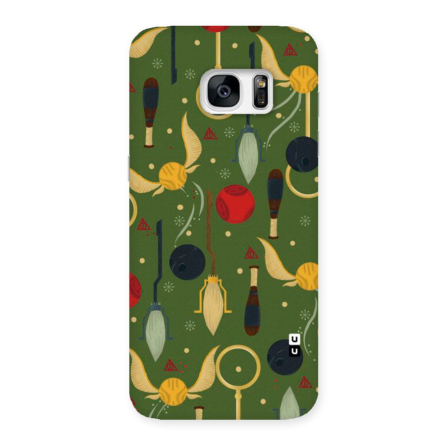 Flying Ball Pattern Back Case for Galaxy S7 Edge