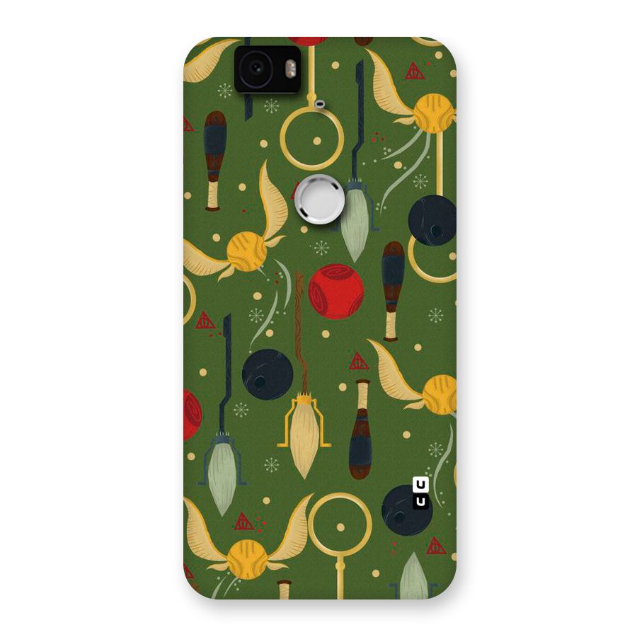 Flying Ball Pattern Back Case for Google Nexus-6P