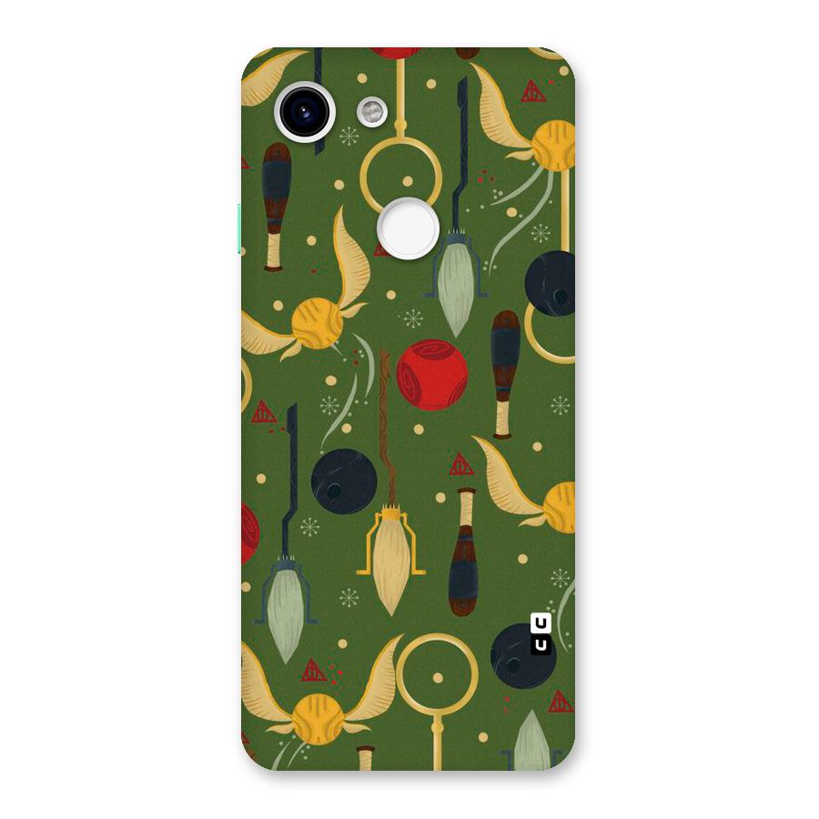 Flying Ball Pattern Back Case for Google Pixel 3