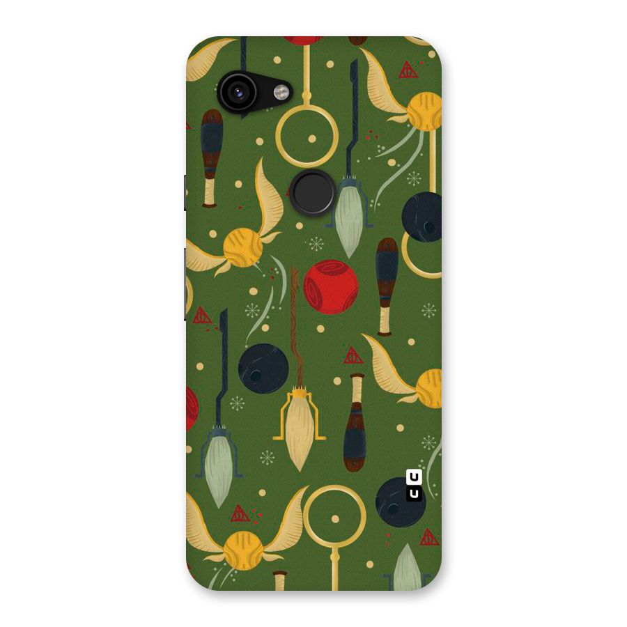 Flying Ball Pattern Back Case for Google Pixel 3a