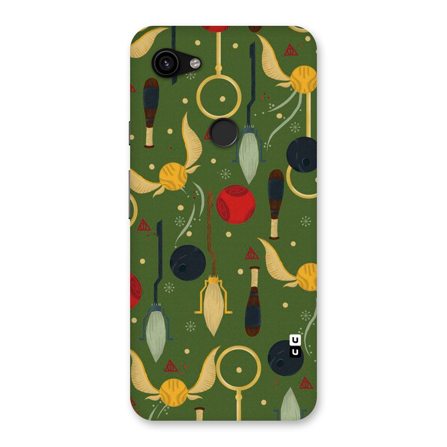 Flying Ball Pattern Back Case for Google Pixel 3a XL