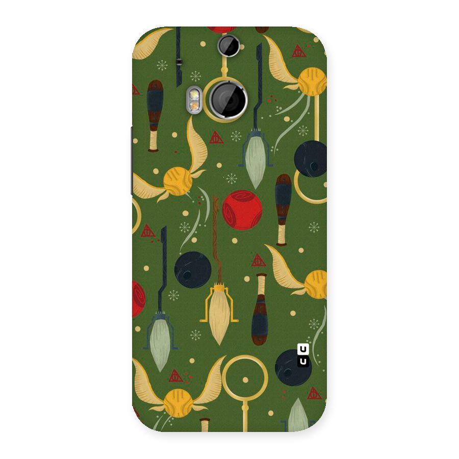 Flying Ball Pattern Back Case for HTC One M8