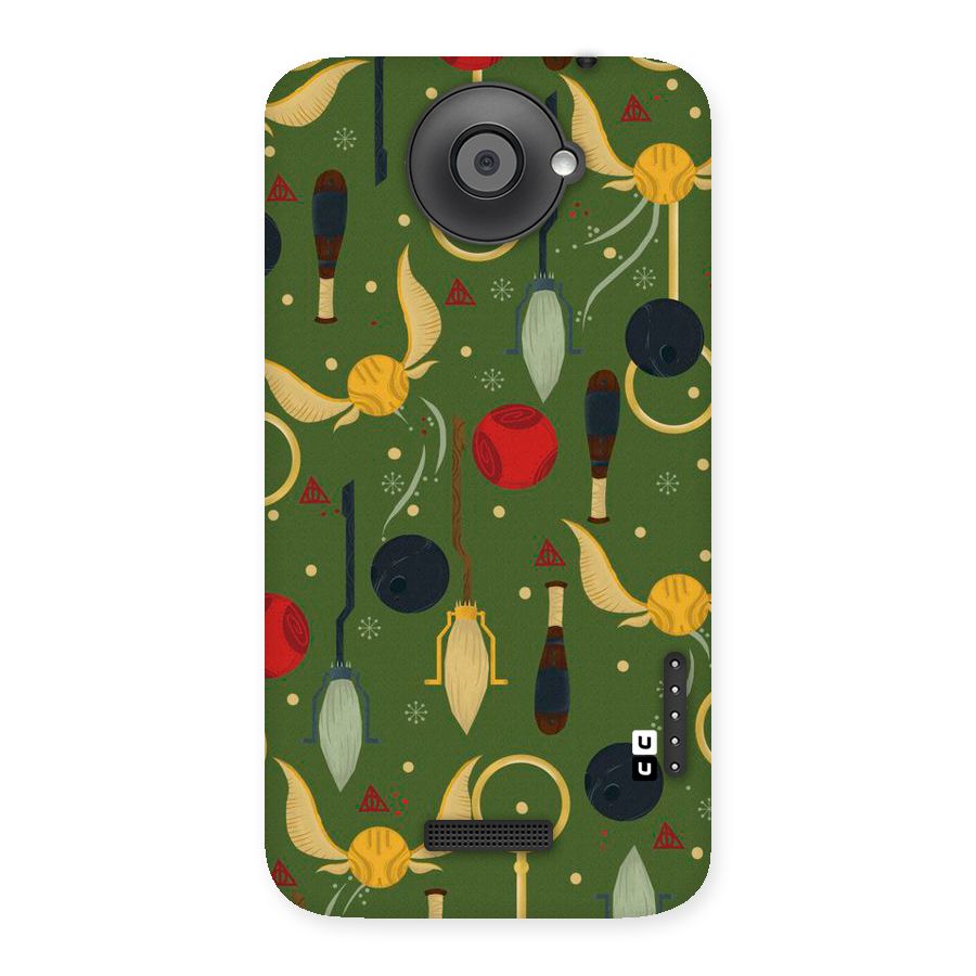 Flying Ball Pattern Back Case for HTC One X