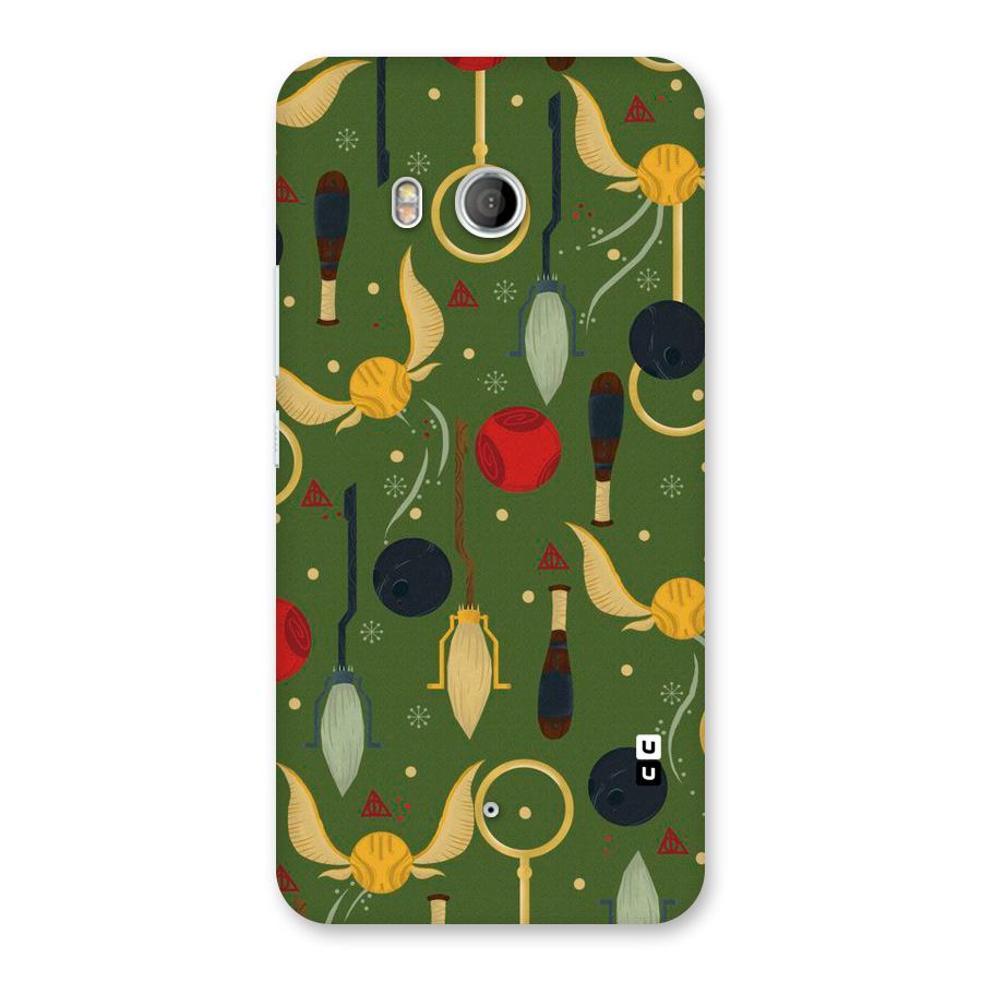 Flying Ball Pattern Back Case for HTC U11
