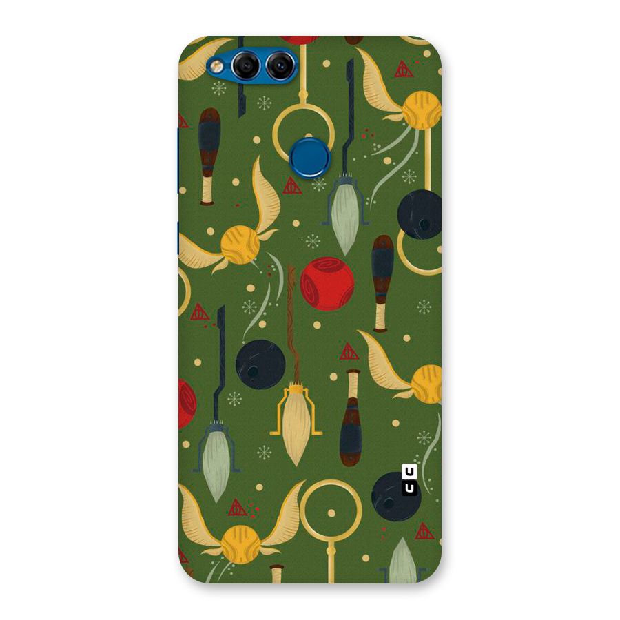 Flying Ball Pattern Back Case for Honor 7X