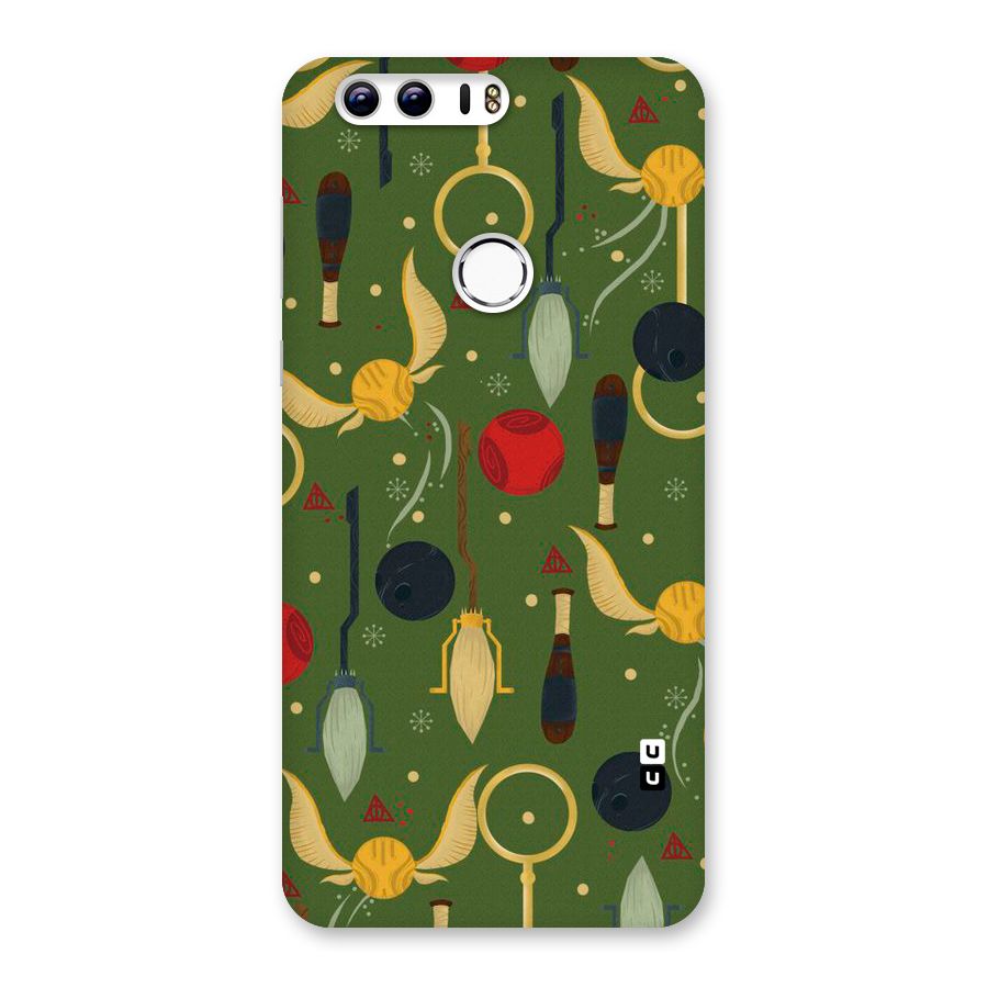 Flying Ball Pattern Back Case for Honor 8