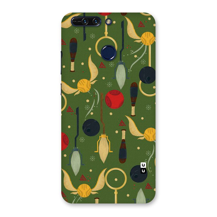 Flying Ball Pattern Back Case for Honor 8 Pro