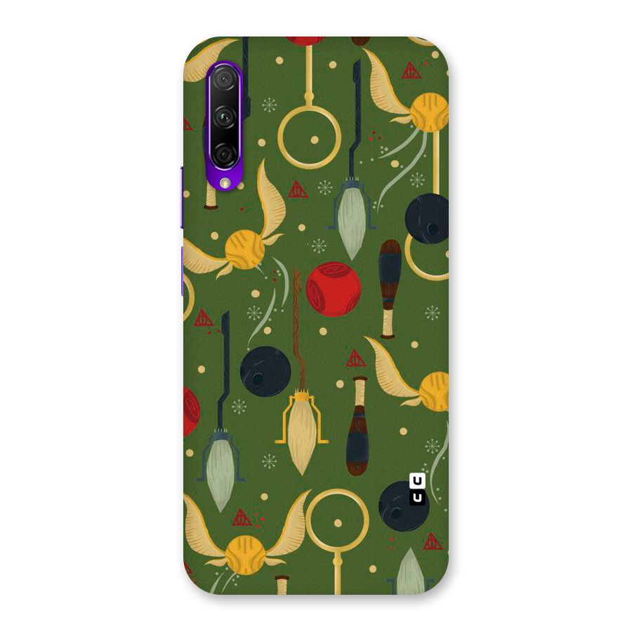 Flying Ball Pattern Back Case for Honor 9X Pro