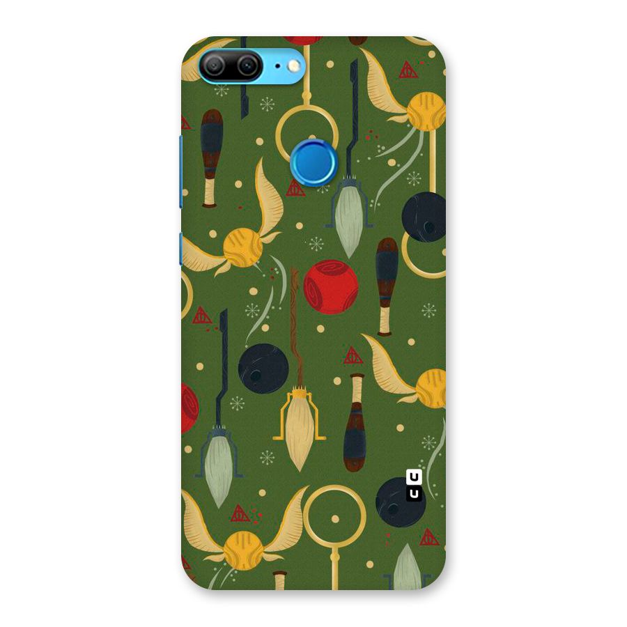 Flying Ball Pattern Back Case for Honor 9 Lite