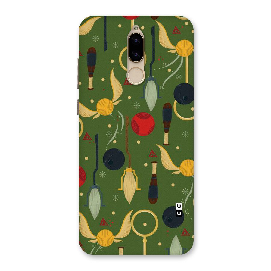 Flying Ball Pattern Back Case for Honor 9i