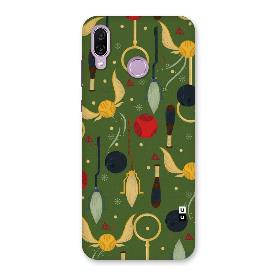 Flying Ball Pattern Back Case for Honor Play