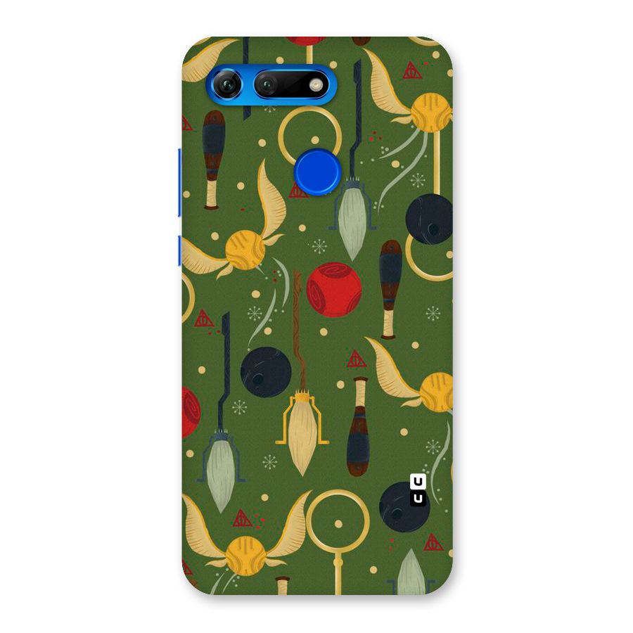 Flying Ball Pattern Back Case for Honor View 20