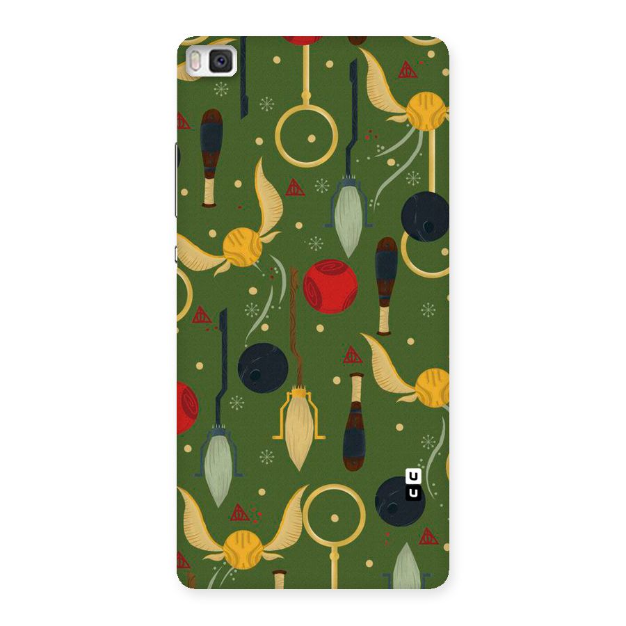 Flying Ball Pattern Back Case for Huawei P8