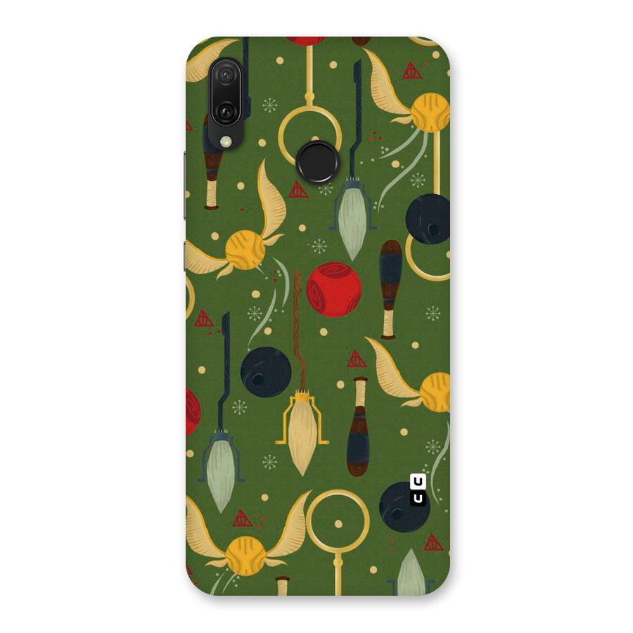 Flying Ball Pattern Back Case for Huawei Y9 (2019)