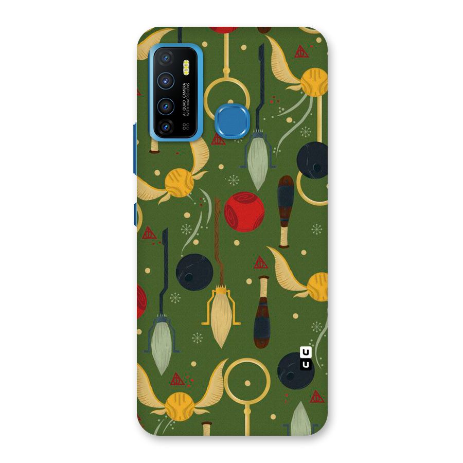 Flying Ball Pattern Back Case for Infinix Hot 9