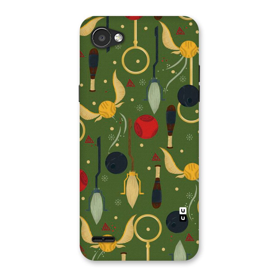 Flying Ball Pattern Back Case for LG Q6