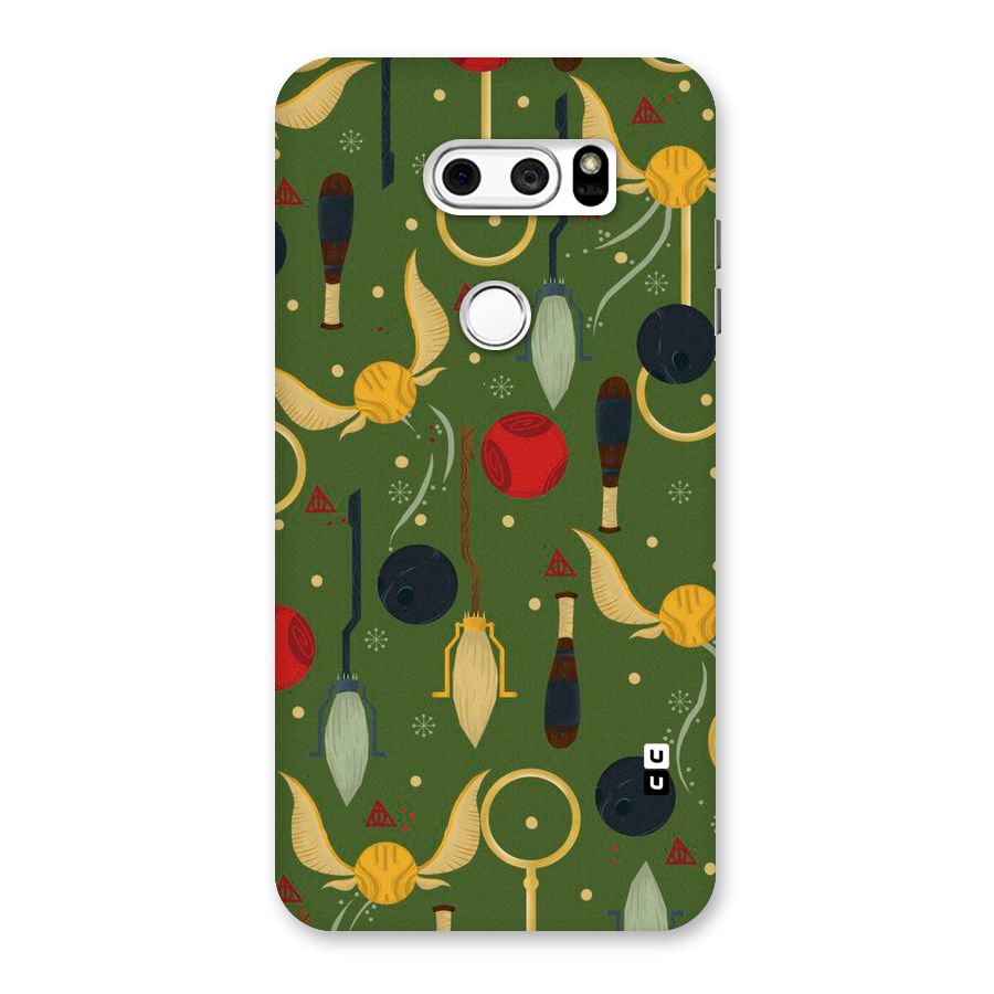Flying Ball Pattern Back Case for LG V30