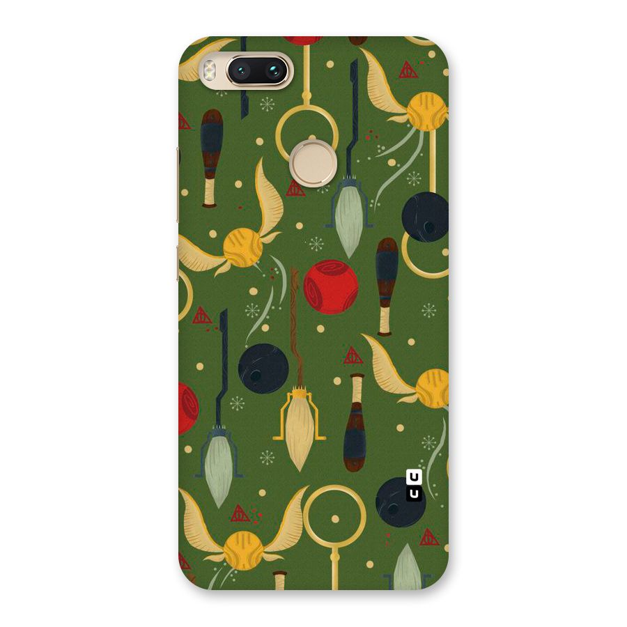 Flying Ball Pattern Back Case for Mi A1