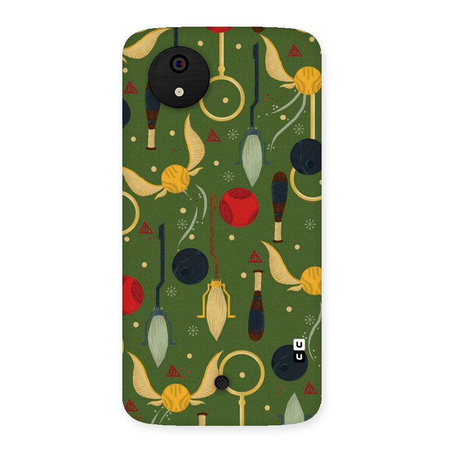 Flying Ball Pattern Back Case for Micromax Canvas A1